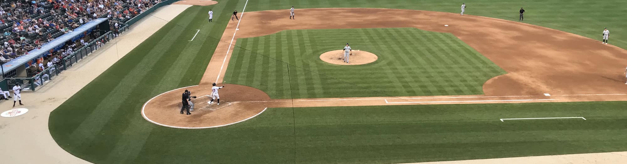 green baseball field Fayetteville