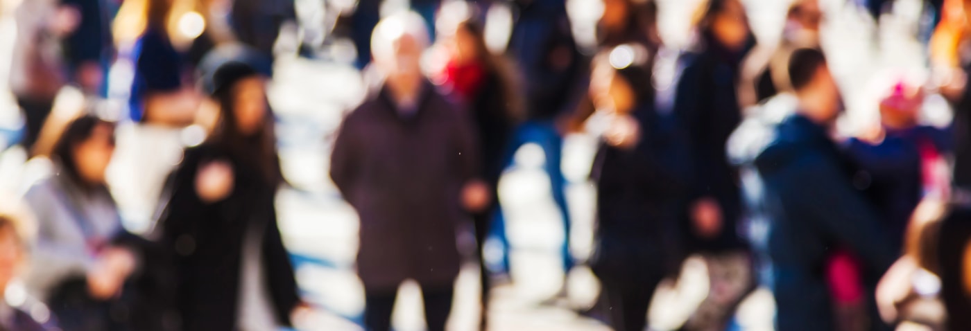 crowd walking Fayetteville